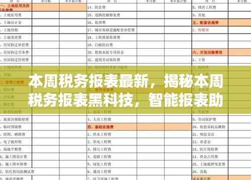 揭秘本周税务报表黑科技,智能报表助手重塑税务生活!
