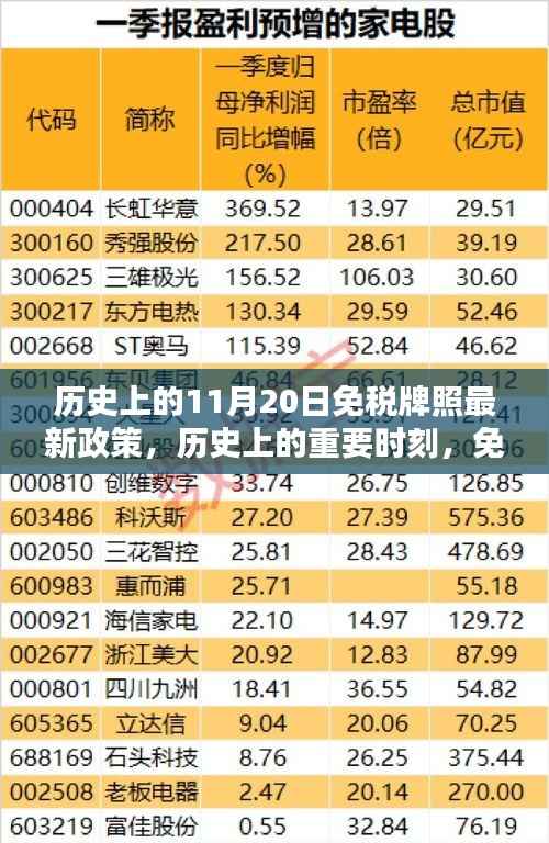 历史上的重要时刻,免税牌照新政策在11月20日的诞生与深远影响