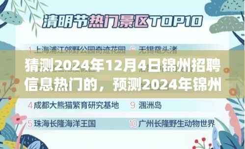 2024年锦州招聘热门预测，职业与时代的交汇盛宴，锦州招聘信息展望
