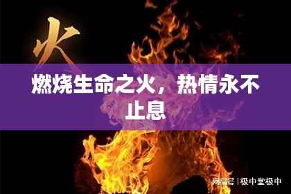 燃烧生命之火,热情永不止息