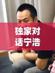 独家对话宁浩,