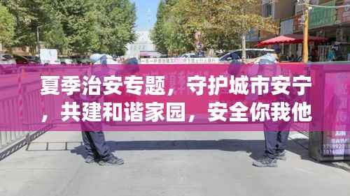 夏季治安专题，守护城市安宁，共建和谐家园，安全你我他