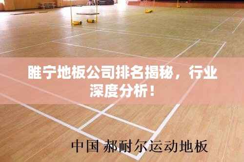 睢宁地板公司排名揭秘，行业深度分析！